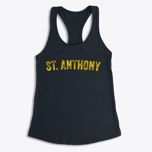 St. Anthony Minnesota Timeless Retro Women's Racerback Tank