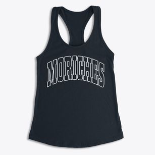 Moriches New York Trendy Block Women's Racerback Tank