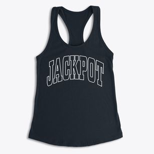 Jackpot Nevada Trendy Block Women's Racerback Tank