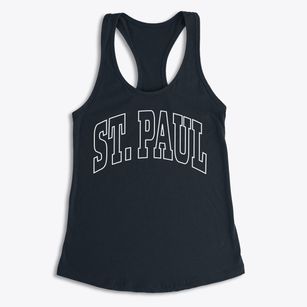 St. Paul Virginia Trendy Block Women's Racerback Tank