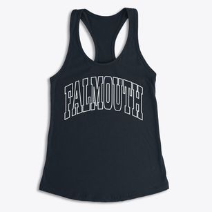 Falmouth Pennsylvania Trendy Block Women's Racerback Tank
