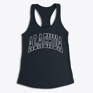 Alachua Florida Trendy Block Women's Racerback Tank