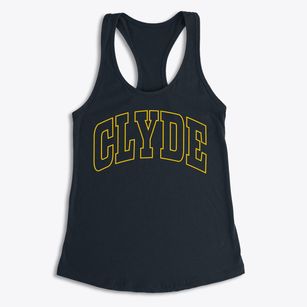 Clyde Ohio Trendy Block Women's Racerback Tank