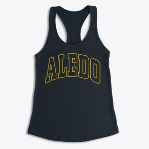 Aledo Texas Trendy Block Women's Racerback Tank