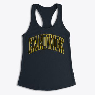 Hardwick Massachusetts Trendy Block Women's Racerback Tank