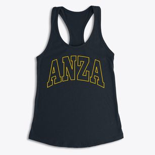 Anza California Trendy Block Women's Racerback Tank