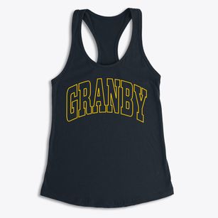 Granby Missouri Trendy Block Women's Racerback Tank