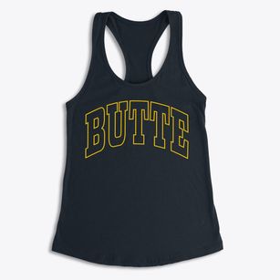 Butte Montana Trendy Block Women's Racerback Tank