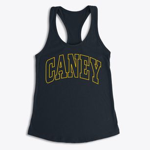 Caney Kansas Trendy Block Women's Racerback Tank