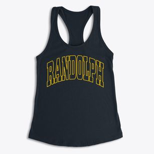 Randolph Maine Trendy Block Women's Racerback Tank