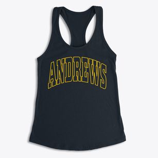 Andrews Indiana Trendy Block Women's Racerback Tank