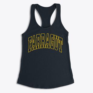 Farragut Iowa Trendy Block Women's Racerback Tank