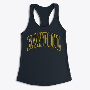 Rantoul Kansas Trendy Block Women's Racerback Tank