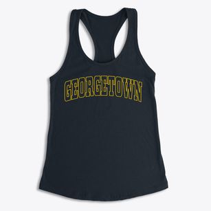 Georgetown South Carolina Trendy Block Women's Racerback Tank