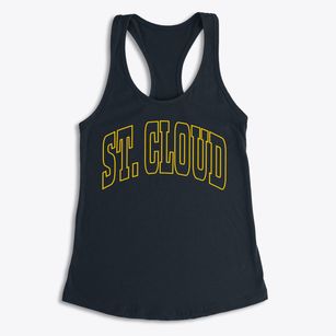 St. Cloud Minnesota Trendy Block Women's Racerback Tank
