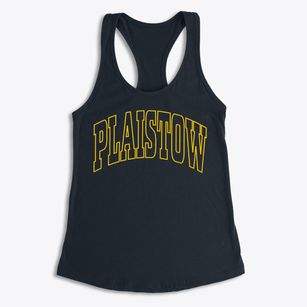 Plaistow New Hampshire Trendy Block Women's Racerback Tank