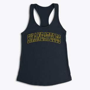 Skaneateles New York Trendy Block Women's Racerback Tank