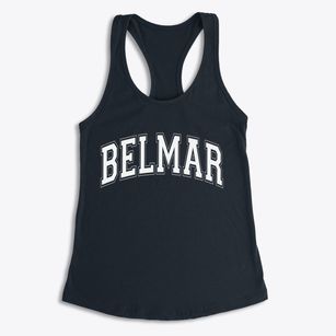 Belmar New Jersey Varsity Women's Racerback Tank