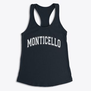 Monticello Illinois Varsity Women's Racerback Tank