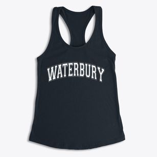 Waterbury Vermont Varsity Women's Racerback Tank