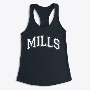 Mills Wyoming Varsity Women's Racerback Tank