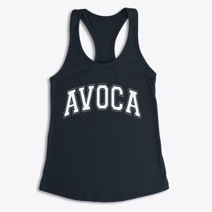 Avoca Pennsylvania Varsity Women's Racerback Tank