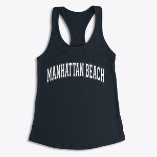 Manhattan Beach California Varsity Women's Racerback Tank