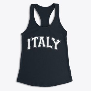 Italy New York Varsity Women's Racerback Tank