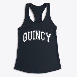 Quincy Wisconsin Varsity Women's Racerback Tank