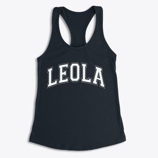 Leola South Dakota Varsity Women's Racerback Tank