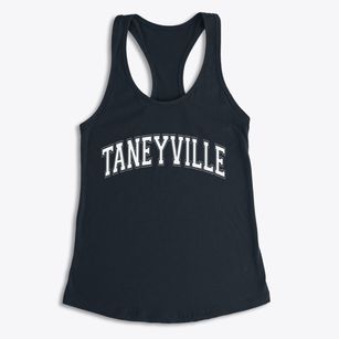 Taneyville Missouri Varsity Women's Racerback Tank