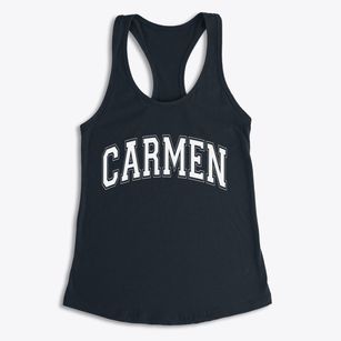 Carmen Oklahoma Varsity Women's Racerback Tank