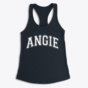 Angie Louisiana Varsity Women's Racerback Tank