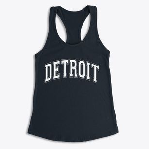 Detroit Alabama Varsity Women's Racerback Tank