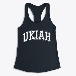 Ukiah Oregon Varsity Women's Racerback Tank