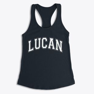 Lucan Minnesota Varsity Women's Racerback Tank