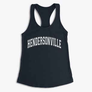 Hendersonville North Carolina Varsity Women's Racerback Tank