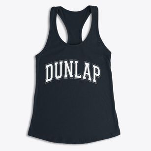 Dunlap Kansas Varsity Women's Racerback Tank