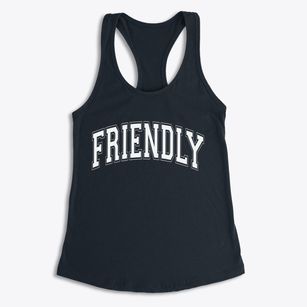 Friendly Maryland Varsity Women's Racerback Tank