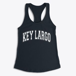 Key Largo Florida Varsity Women's Racerback Tank