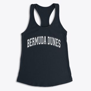 Bermuda Dunes California Varsity Women's Racerback Tank