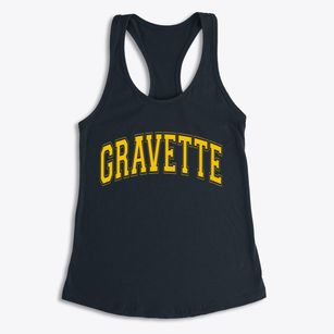 Gravette Arkansas Varsity Women's Racerback Tank