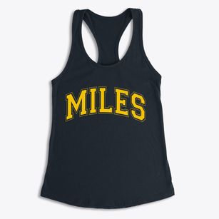 Miles Texas Varsity Women's Racerback Tank