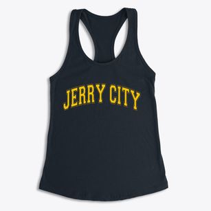 Jerry City Ohio Varsity Women's Racerback Tank