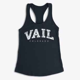 Vail Colorado Urban Vibe Women's Racerback Tank