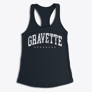 Gravette Arkansas Urban Vibe Women's Racerback Tank