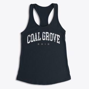 Coal Grove Ohio Urban Vibe Women's Racerback Tank
