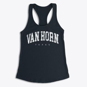 Van Horn Texas Urban Vibe Women's Racerback Tank