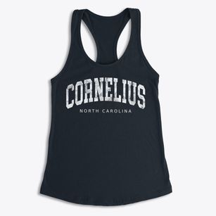 Cornelius North Carolina Urban Vibe Women's Racerback Tank