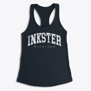 Inkster Michigan Urban Vibe Women's Racerback Tank